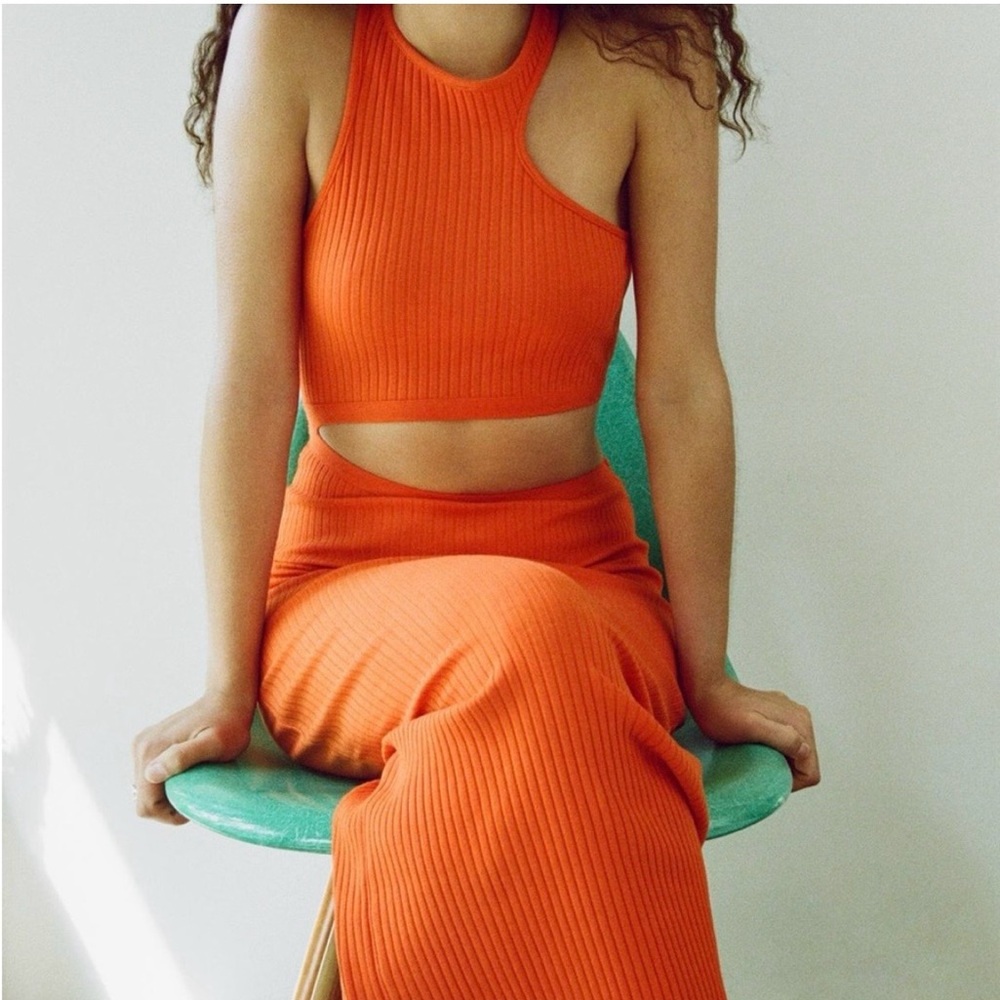 Zara Cut Out Midi Dress